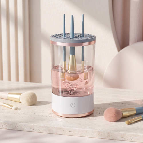 Electric Makeup Brush Cleaner - Fresh Brushes With Less Effort