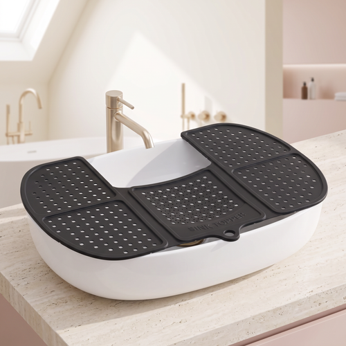 Foldable Sink Topper - Instant Counter Space for Your Beauty Routine