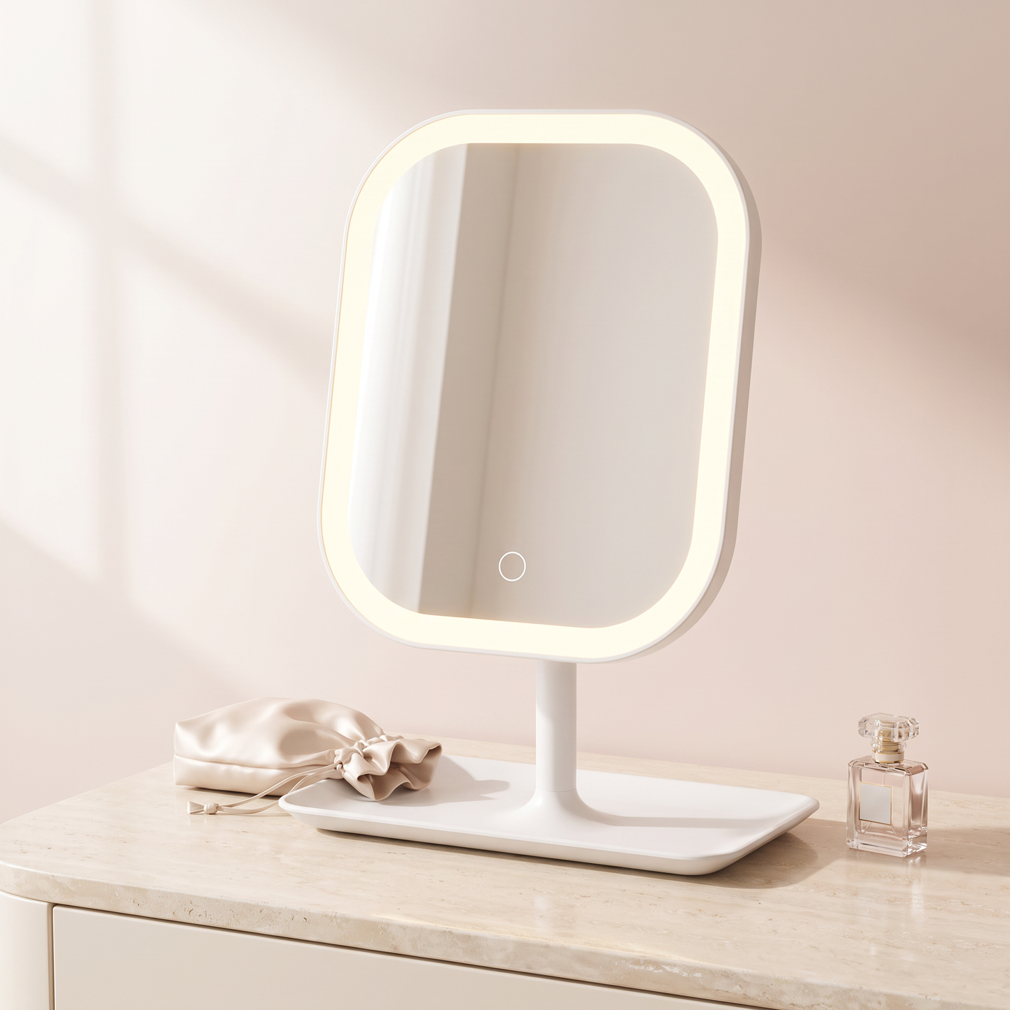 Travel Makeup Mirror - Flattering Light Wherever You Get Ready