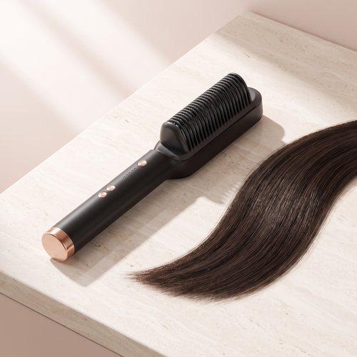 Heated Smoothing Brush - Sleek Styling Made Simple