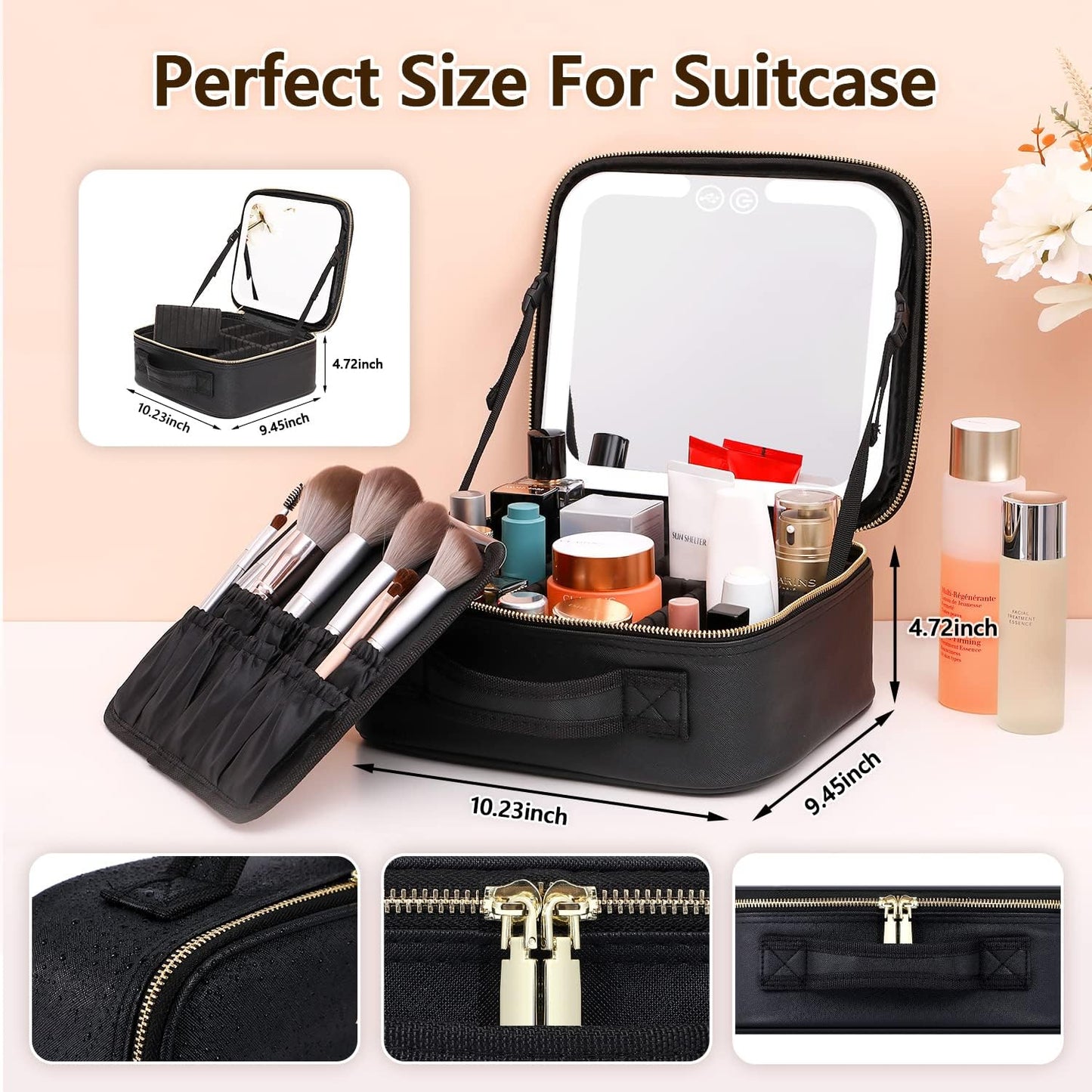 LED Makeup Case - Organized Beauty With Light Wherever You Go