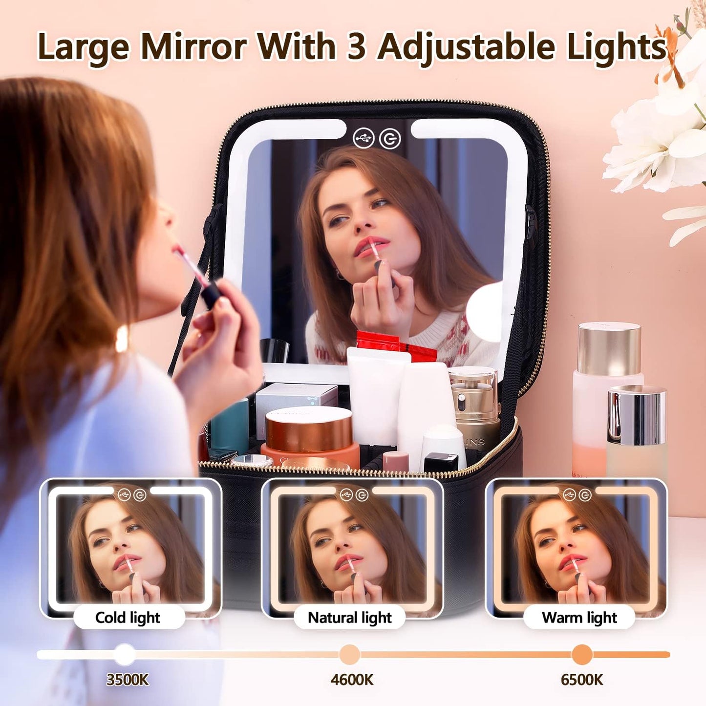 LED Makeup Case - Organized Beauty With Light Wherever You Go