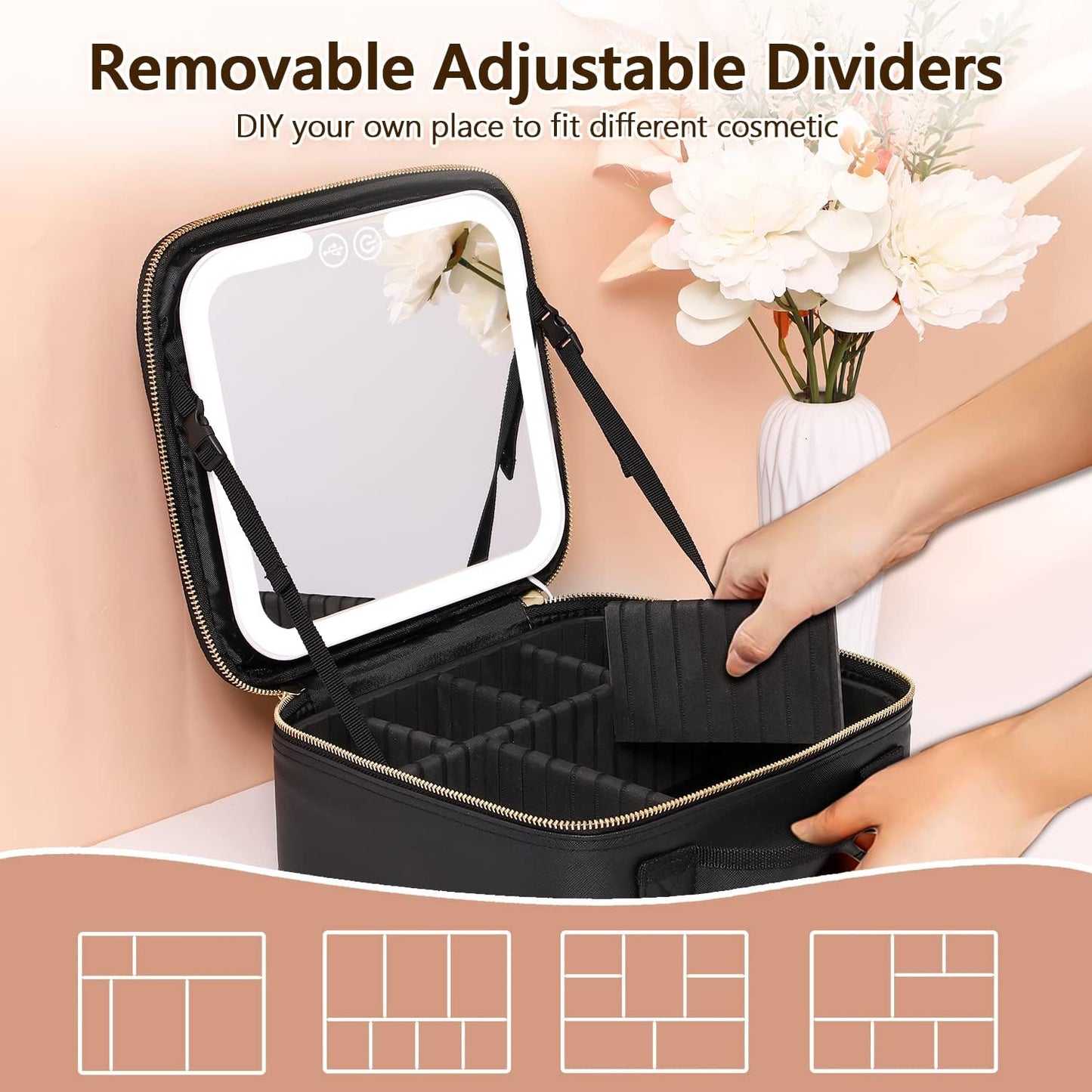 LED Makeup Case - Organized Beauty With Light Wherever You Go