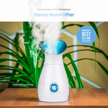Nano Ionic Facial Steamer - Spa-Like Steam for Your Skincare Routine