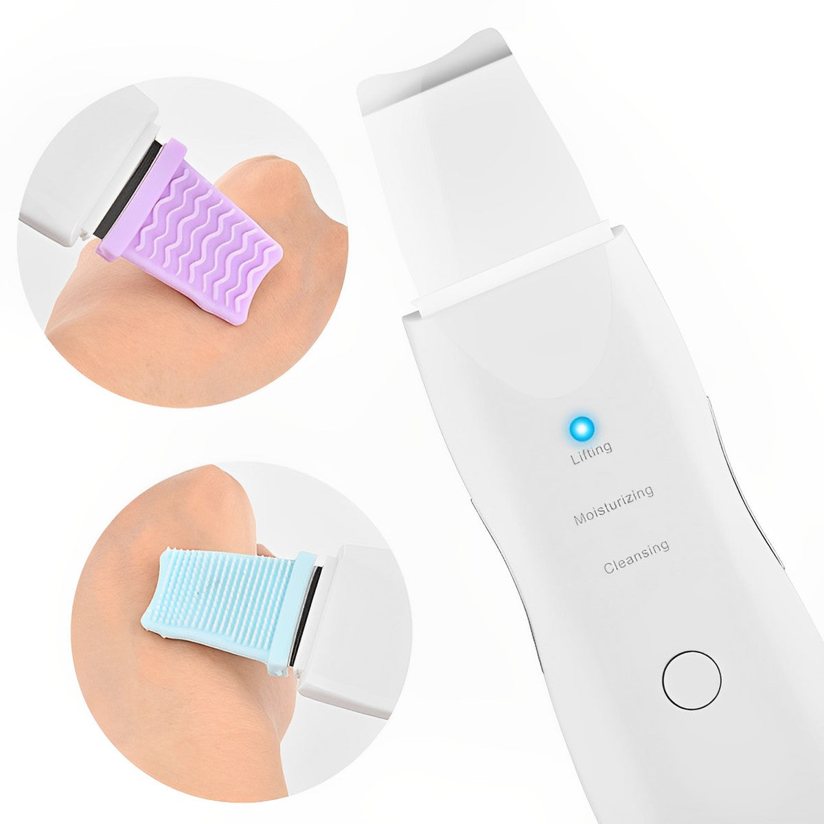Ultrasonic Skin Scrubber - Gentle Cleansing for Smoother-Looking Skin