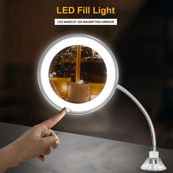 10X Magnifying Makeup Mirror - Clear Detail for Precision Beauty Routines