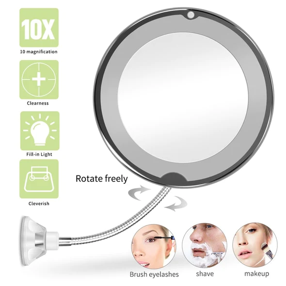 10X Magnifying Makeup Mirror - Clear Detail for Precision Beauty Routines