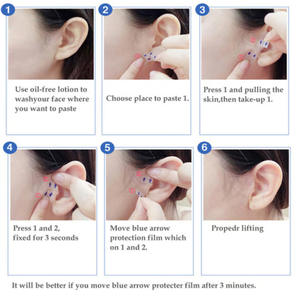 Invisible Face Lift Tape - Subtle Definition for a Sculpted Look
